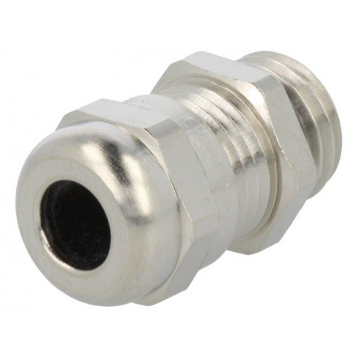 1.609.1200.50; Cable gland; M12; IP68; Mat: brass; Body plating: nickel; HUMMEL