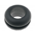 633-02080; Grommet; Ømount.hole: 9.5mm; Øhole: 8mm; PVC; black; -30÷60°C; HELLERMANNTYTON