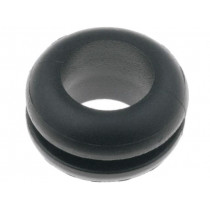633-02080; Grommet; Ømount.hole: 9.5mm; Øhole: 8mm; PVC; black; -30÷60°C; HELLERMANNTYTON