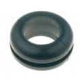 633-02150; Grommet; Ømount.hole: 8mm; Øhole: 6mm; PVC; black; -30÷60°C; UL94V-2; HELLERMANNTYTON