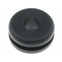 633-02160; Grommet; Ømount.hole: 8mm; Øhole: 5mm; PVC; black; -30÷60°C; UL94V-2; HELLERMANNTYTON