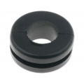 633-03030; Grommet; Ømount.hole: 11mm; Øhole: 8mm; PVC; black; -30÷60°C; HELLERMANNTYTON