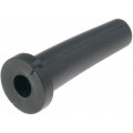 632-01010; Strain relief; Ømount.hole: 9mm; Øhole: 5.5mm; PVC; black; L: 35mm; HELLERMANNTYTON