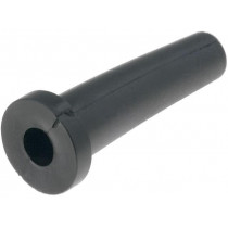 632-01010; Strain relief; Ømount.hole: 9mm; Øhole: 5.5mm; PVC; black; L: 35mm; HELLERMANNTYTON