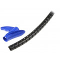 161-64204; Spiral wrapping; ØBundle : 16mm; polypropylene; black; L: 2m; HELLERMANNTYTON 161-64204; Spiral wrapping; ØBundle : 16mm; polypropylene; black; L: 2m; HELLERMANNTYTON