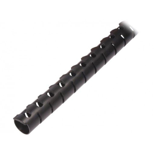 161-64201; Spiral wrapping; 16mm; polypropylene; black; UL94HB; HELLERMANNTYTON