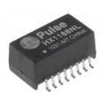 HX1188NL; Transformer: LAN; SMD; -40÷85°C; Trans: RX 1: 1,TX 1: 1; -1dB; PULSE HX1188NL; Transformer: LAN; SMD; -40÷85°C; Trans: RX 1: 1,TX 1: 1; -1dB; PULSE