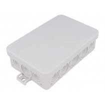 33391601; Enclosure: junction box; X: 85mm; Y: 130mm; Z: 37mm; polypropylene; SPELSBERG 33391601; Enclosure: junction box; X: 85mm; Y: 130mm; Z: 37mm; polypropylene; SPELSBERG