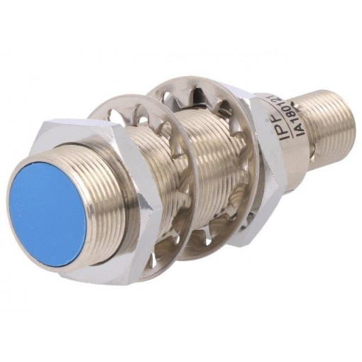 IA180121; Sensor: inductive; Output conf: PNP / NO; 5mm; 10÷30VDC; M18; IP67; IPF ELECTRONIC IA180121; Sensor: inductive; Output conf: PNP / NO; 5mm; 10÷30VDC; M18; IP67; IPF ELECTRONIC