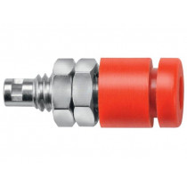 IBU 2011 NI/RT; Socket; 2mm banana; 10A; 33VAC; 70VDC; red; insulated; -40÷110°C; SCHÜTZINGER