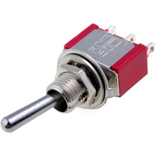 IC1101T1B1M1QE; Switch: toggle; Pos: 2; SPDT; ON-ON; 5A/125VAC; 5A/28VDC; -30÷85°C; IC SWITCHES IC1101T1B1M1QE; Switch: toggle; Pos: 2; SPDT; ON-ON; 5A/125VAC; 5A/28VDC; -30÷85°C; IC SWITCHES