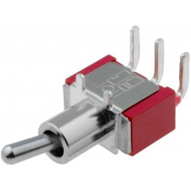 IC1101T2B4M6QE; Switch: toggle; Pos: 2; SPDT; ON-ON; 5A/125VAC; 5A/28VDC; -30÷85°C; IC SWITCHES