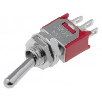 IC1102T1B1M1QE; Switch: toggle; Pos: 2; SPDT; ON-ON; 3A/125VAC; 3A/28VDC; -30÷85°C; IC SWITCHES