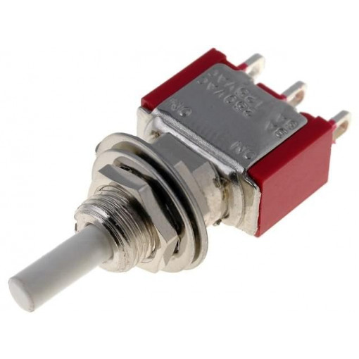 IC1107P1B10M1QE; Switch: push-button; Pos: 2; SPDT; 1A/125VAC; 1A/28VDC; ON-ON; IC SWITCHES IC1107P1B10M1QE; Switch: push-button; Pos: 2; SPDT; 1A/125VAC; 1A/28VDC; ON-ON; IC SWITCHES