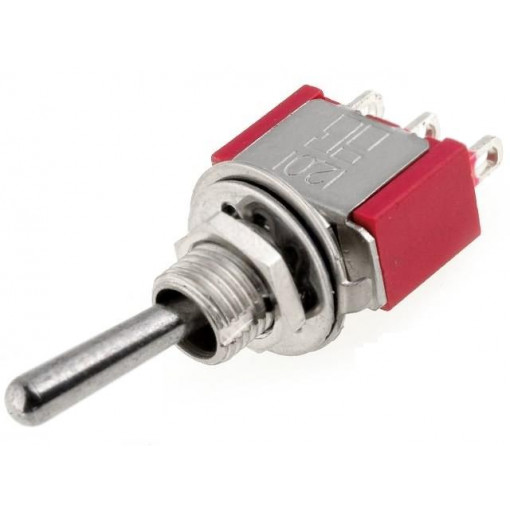 IC1201T1B1M1QE; Switch: toggle; Pos: 3; SP3T; ON-OFF-ON; 5A/125VAC; 5A/28VDC; IC SWITCHES IC1201T1B1M1QE; Switch: toggle; Pos: 3; SP3T; ON-OFF-ON; 5A/125VAC; 5A/28VDC; IC SWITCHES