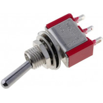 IC1501T1B1M1QE; Switch: toggle; Pos: 2; SPDT; ON-(ON); 5A/125VAC; 5A/28VDC; -30÷85°C; IC SWITCHES