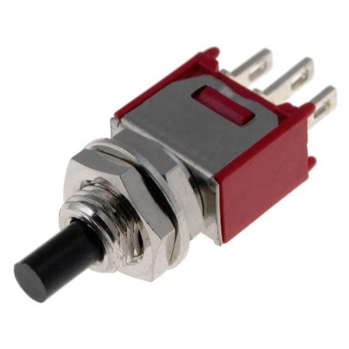 IC1508P1B5M1QE; Switch: push-button; Pos: 2; SPDT; 1A/125VAC; 1A/28VDC; ON-(ON); IC SWITCHES IC1508P1B5M1QE; Switch: push-button; Pos: 2; SPDT; 1A/125VAC; 1A/28VDC; ON-(ON); IC SWITCHES