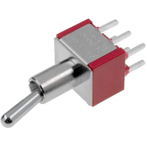 IC2101T1B2M2QE; Switch: toggle; Pos: 2; DPDT; ON-ON; 5A/125VAC; 5A/28VDC; -30÷85°C; IC SWITCHES IC2101T1B2M2QE; Switch: toggle; Pos: 2; DPDT; ON-ON; 5A/125VAC; 5A/28VDC; -30÷85°C; IC SWITCHES