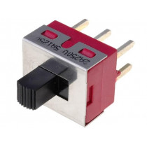 IC2105S1M2QE2; Switch: slide; Pos: 2; DPDT; 2A/250VAC; ON-ON; Mounting: THT; UL94V-0; IC SWITCHES