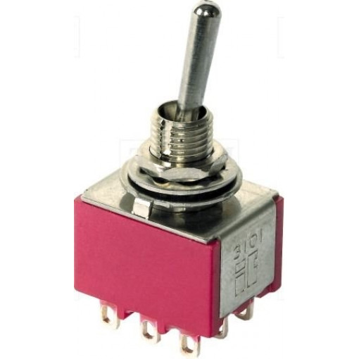 IC3101T1B1M1QE; Switch: toggle; Pos: 2; 3PDT; ON-ON; 5A/125VAC; 5A/28VDC; -30÷85°C; IC SWITCHES
