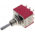 IC3201T1B1M1QE; Switch: toggle; Pos: 3; 3P3T; ON-OFF-ON; 5A/125VAC; 5A/28VDC; IC SWITCHES IC3201T1B1M1QE; Switch: toggle; Pos: 3; 3P3T; ON-OFF-ON; 5A/125VAC; 5A/28VDC; IC SWITCHES