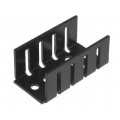 ICK35SA; Heatsink: moulded; TO220; black; L: 35mm; W: 18.5mm; H: 15mm; 15K/W; FISCHER ELEKTRONIK ICK35SA; Heatsink: moulded; TO220; black; L: 35mm; W: 18.5mm; H: 15mm; 15K/W; FISCHER ELEKTRONIK