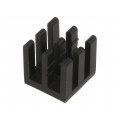 ICK BGA 10 X 10 X 10; Heatsink: extruded; black; L: 10mm; W: 10mm; H: 10mm; aluminium; FISCHER ELEKTRONIK ICK BGA 10 X 10 X 10; Heatsink: extruded; black; L: 10mm; W: 10mm; H: 10mm; aluminium; FISCHER ELEKTRONIK
