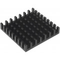 ICKBGA31X31; Heatsink: extruded; black; L: 31mm; W: 31mm; H: 6mm; aluminium; FISCHER ELEKTRONIK