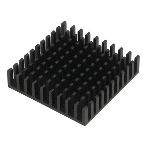 ICK BGA 40 X 40 X 10; Heatsink: extruded; black; L: 40mm; W: 40mm; H: 10mm; aluminium; FISCHER ELEKTRONIK