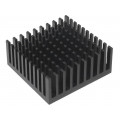ICKPGA15X15; Heatsink: extruded; black; L: 37.92mm; W: 38.1mm; H: 16.51mm; FISCHER ELEKTRONIK