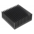 ICKPGA17X17; Heatsink: extruded; black; L: 43.1mm; W: 43.1mm; H: 16.51mm; anodized; FISCHER ELEKTRONIK