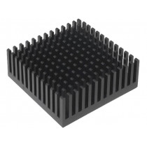 ICKPGA17X17; Heatsink: extruded; black; L: 43.1mm; W: 43.1mm; H: 16.51mm; anodized; FISCHER ELEKTRONIK