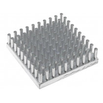 ICKS36X36X10; Heatsink; LED; L: 36mm; W: 36mm; H: 10mm; 4.7K/W; FISCHER ELEKTRONIK