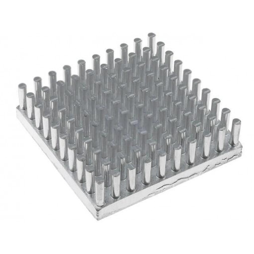 ICKS36X36X10; Heatsink; LED; L: 36mm; W: 36mm; H: 10mm; 4.7K/W; FISCHER ELEKTRONIK