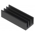 ICKSMDA17SA; Heatsink: extruded; black; L: 17mm; W: 6.3mm; H: 4.8mm; 51K/W; FISCHER ELEKTRONIK