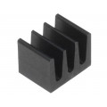 ICKSMDA5SA; Heatsink: extruded; black; L: 5mm; W: 6.3mm; H: 4.8mm; 123K/W; FISCHER ELEKTRONIK