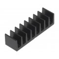 ICKSMDB5SA; Heatsink: extruded; black; L: 5mm; W: 19mm; H: 4.8mm; 56K/W; aluminium; FISCHER ELEKTRONIK