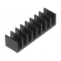 ICKSMDB5SA; Heatsink: extruded; black; L: 5mm; W: 19mm; H: 4.8mm; 56K/W; aluminium; FISCHER ELEKTRONIK
