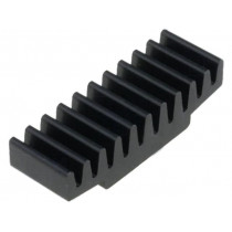 ICKSMDC10SA; Heatsink: extruded; black; L: 10mm; W: 30mm; H: 7.5mm; 26K/W; anodized; FISCHER ELEKTRONIK