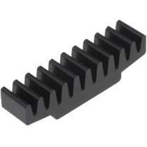 ICKSMDC7SA; Heatsink: extruded; black; L: 7mm; W: 30mm; H: 7.5mm; 33K/W; aluminium; FISCHER ELEKTRONIK