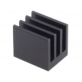 ICK SMD K 17 SA; Heatsink: extruded; black; L: 17mm; W: 13.5mm; H: 15.24mm; 19.4K/W; FISCHER ELEKTRONIK ICK SMD K 17 SA; Heatsink: extruded; black; L: 17mm; W: 13.5mm; H: 15.24mm; 19.4K/W; FISCHER ELEKTRONIK