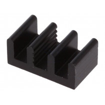 ICKSMDM8SA; Heatsink: extruded; black; L: 8mm; W: 14mm; H: 6mm; 72K/W; aluminium; FISCHER ELEKTRONIK