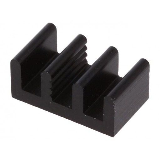 ICKSMDM8SA; Heatsink: extruded; black; L: 8mm; W: 14mm; H: 6mm; 72K/W; aluminium; FISCHER ELEKTRONIK