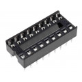 DS1009-18AT1NX; Socket: DIP; PIN: 18; 7.62mm; THT; Pitch: 2.54mm; CONNFLY DS1009-18AT1NX; Socket: DIP; PIN: 18; 7.62mm; THT; Pitch: 2.54mm; CONNFLY