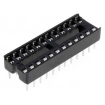 DS1009-24AT1NS; Socket: DIP; PIN: 24; 7.62mm; THT; Pitch: 2.54mm; CONNFLY DS1009-24AT1NS; Socket: DIP; PIN: 24; 7.62mm; THT; Pitch: 2.54mm; CONNFLY