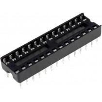 DS1009-28AT1NS; Socket: DIP; PIN: 28; 7.62mm; THT; Pitch: 2.54mm; CONNFLY DS1009-28AT1NS; Socket: DIP; PIN: 28; 7.62mm; THT; Pitch: 2.54mm; CONNFLY