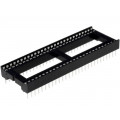 DS1010-56T1WS; Socket: DIP; PIN: 56; 15.24mm; THT; Pitch: 1.778mm; CONNFLY DS1010-56T1WS; Socket: DIP; PIN: 56; 15.24mm; THT; Pitch: 1.778mm; CONNFLY