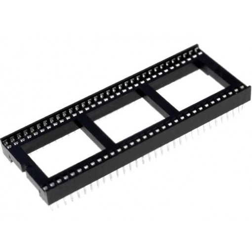 DS1010-64T1WS; Socket: DIP; PIN: 64; 19.05mm; THT; Pitch: 1.778mm; CONNFLY DS1010-64T1WS; Socket: DIP; PIN: 64; 19.05mm; THT; Pitch: 1.778mm; CONNFLY