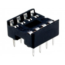 DS1009-08AT1NX; Socket: DIP; PIN: 8; 7.62mm; THT; Pitch: 2.54mm; CONNFLY DS1009-08AT1NX; Socket: DIP; PIN: 8; 7.62mm; THT; Pitch: 2.54mm; CONNFLY