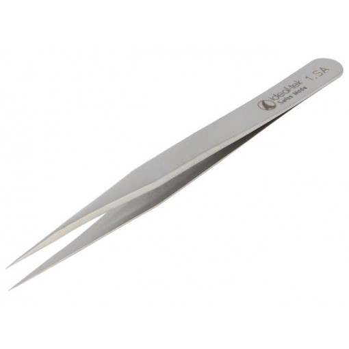 1.SA.0; Tweezers; 120mm; for precision works; Blades: straight; max.925°C; IDEAL-TEK 1.SA.0; Tweezers; 120mm; for precision works; Blades: straight; max.925°C; IDEAL-TEK